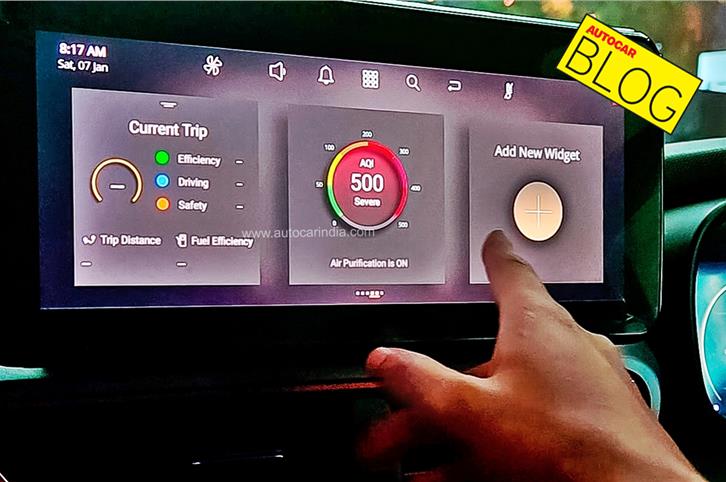 Tata new infotainment screen Auto Expo 2023 